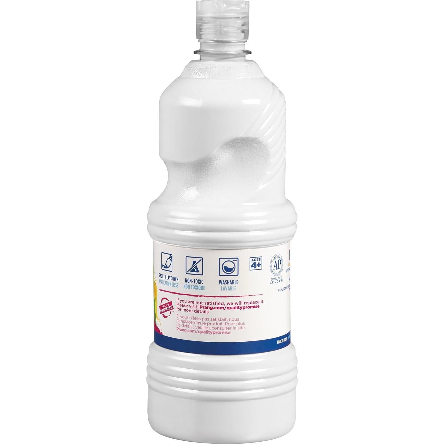 Pintura Tempera Lavable Prang 32 Oz Blanca No Tóxica