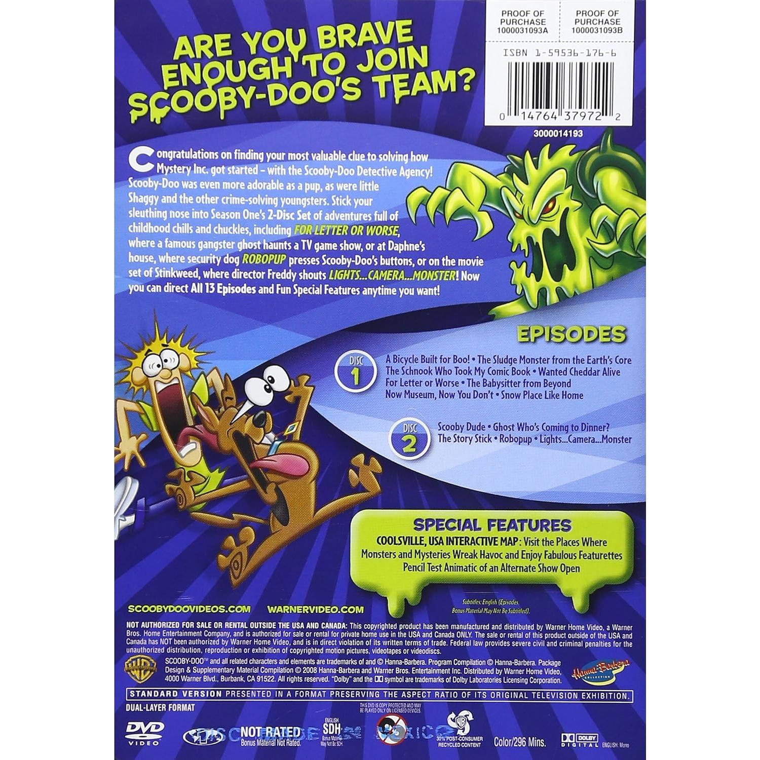 Un cachorro llamado Scooby-Doo: Temporada 1 en DVD