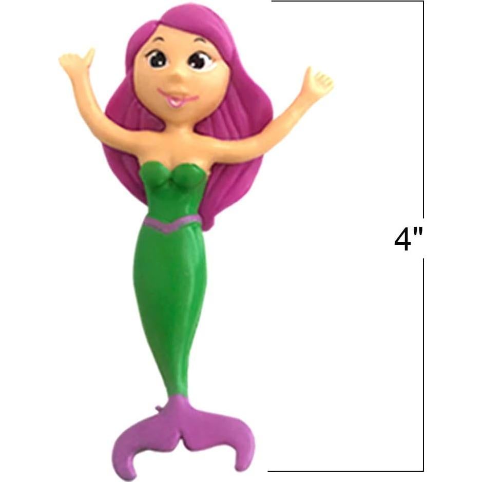 Set de 12 Figuras de Sirena Flexibles ArtCreativity 10.16 cm