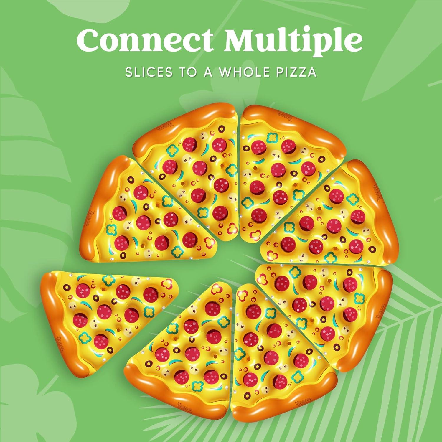 Flotador Inflable Gigante Rebanada de Pizza JOYIN 179 cm