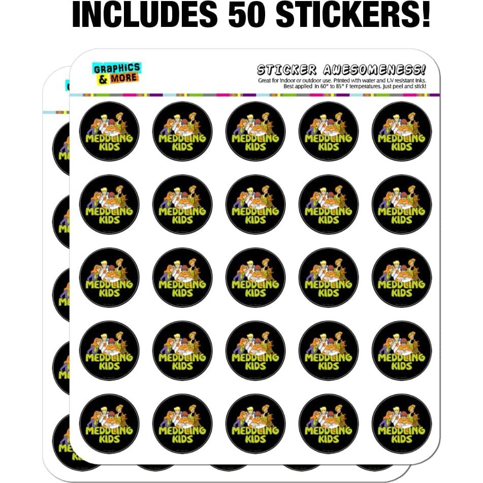 Planificador de Niños Graphics & More Scooby-Doo 50 Stickers