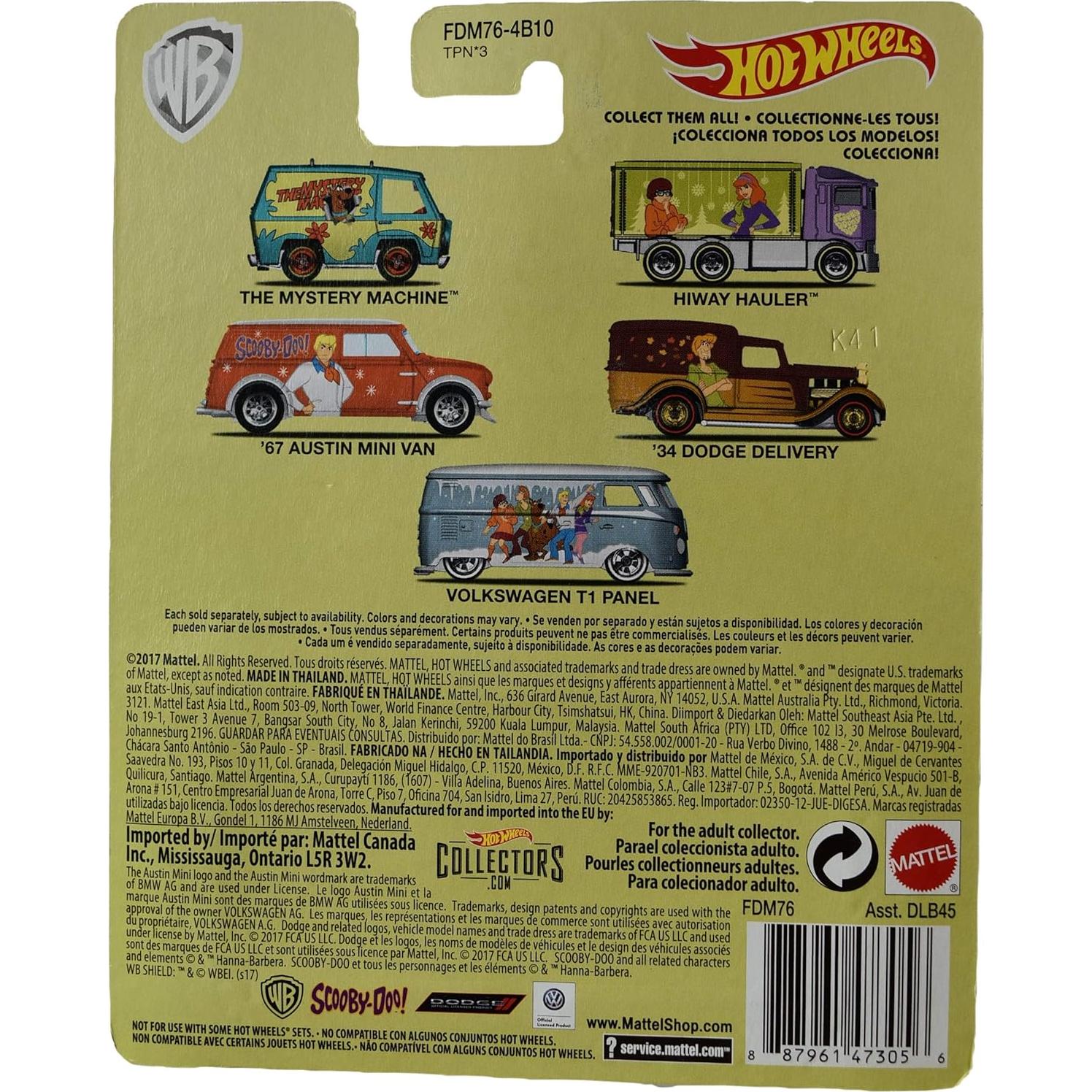 Camión Hiway Hauler Scooby Doo Hot Wheels 17.8x12.7 cm