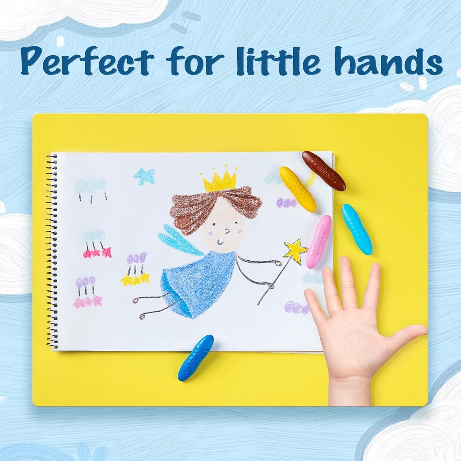 Crayones YPLUS para Niños 24 Colores No Tóxicos