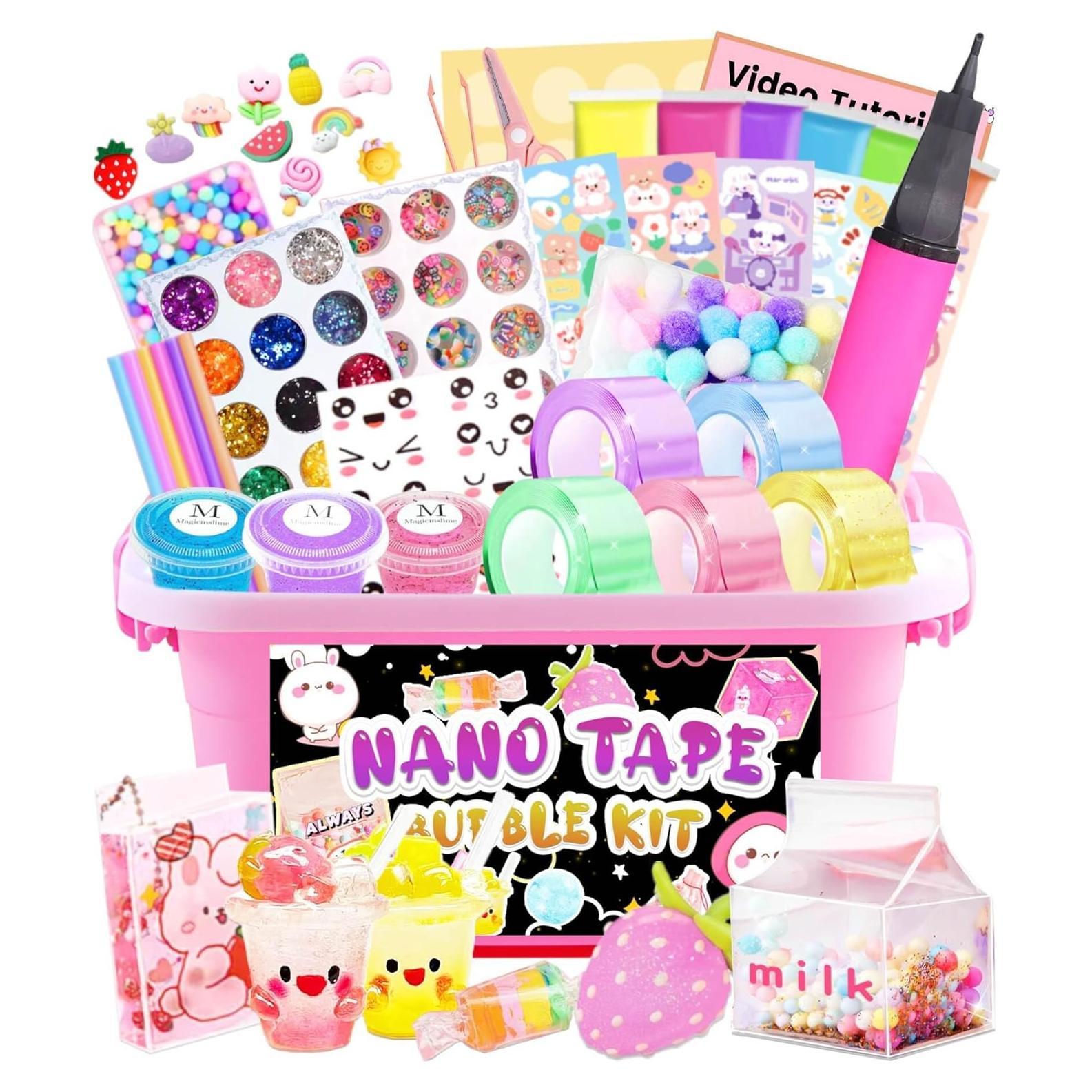 Kit de Burbujas de Cinta Nano ZiZa para Niños 6-8 Años