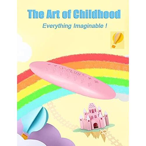 Crayones YPLUS de Cacahuete 24 Colores Pastel No Tóxicos