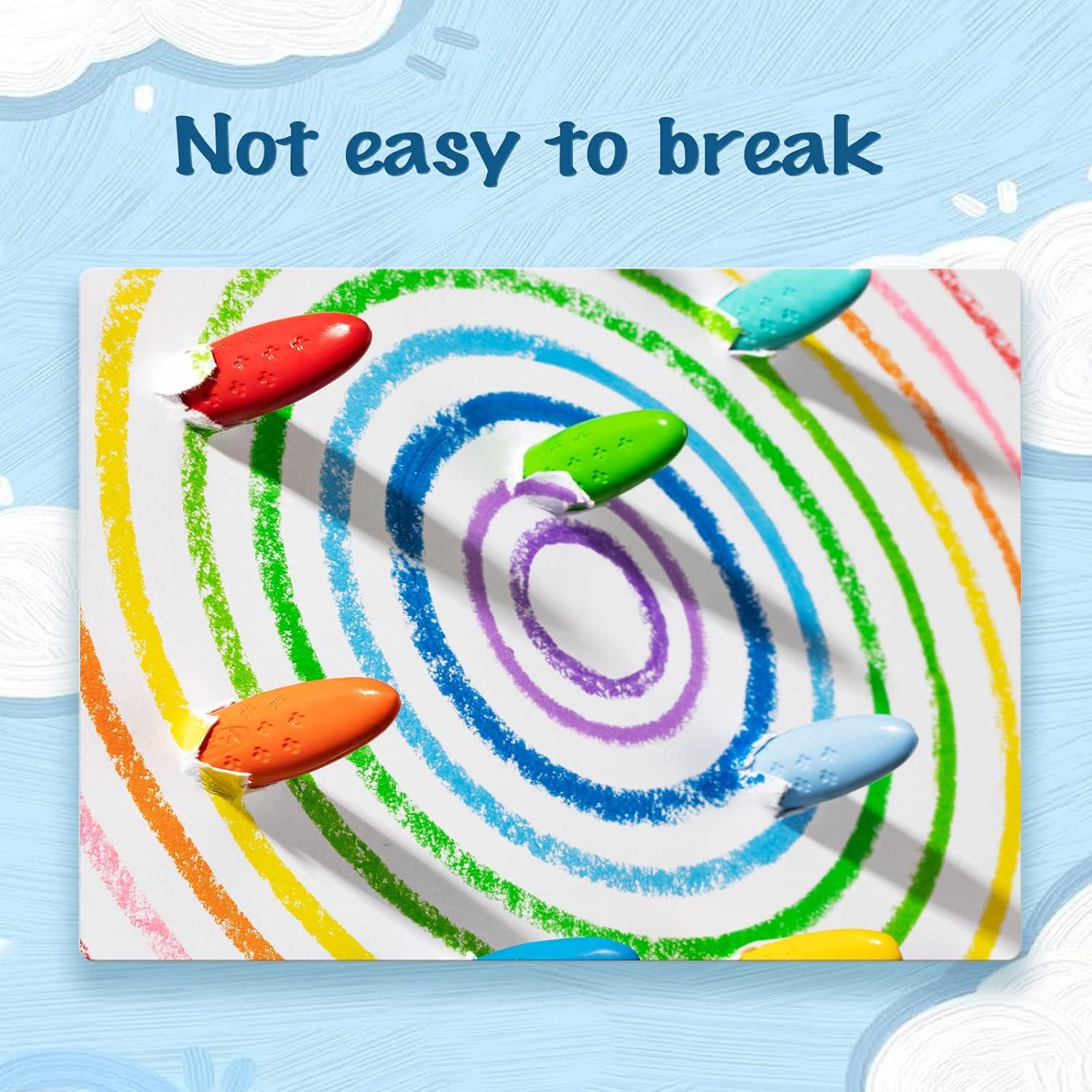 Juego de Crayones YPLUS 24 Colores y 3 Libros para Colorear