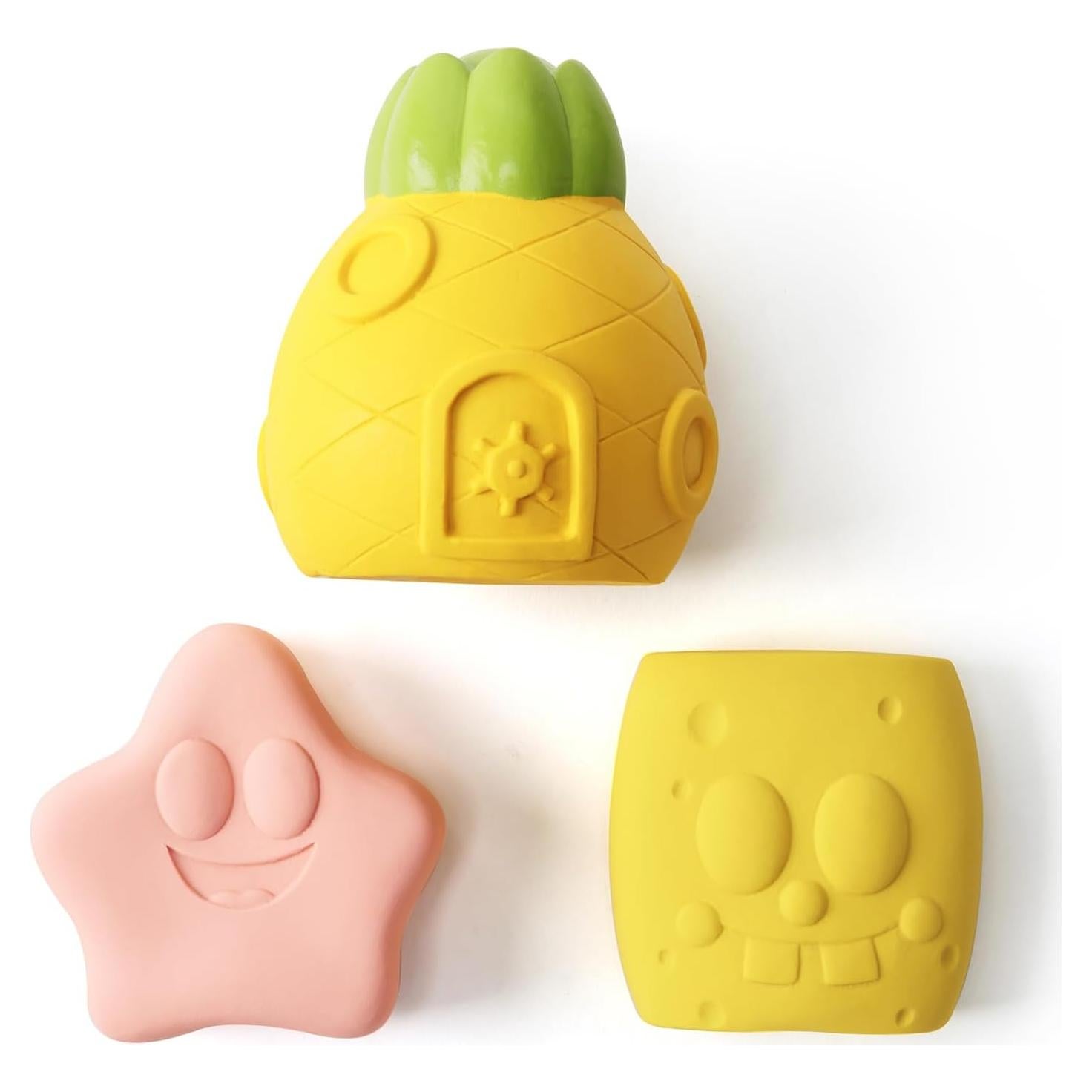 Juguetes Squeaky para Perros Medianos Pawdoer - 3 Pantalones de Láttex