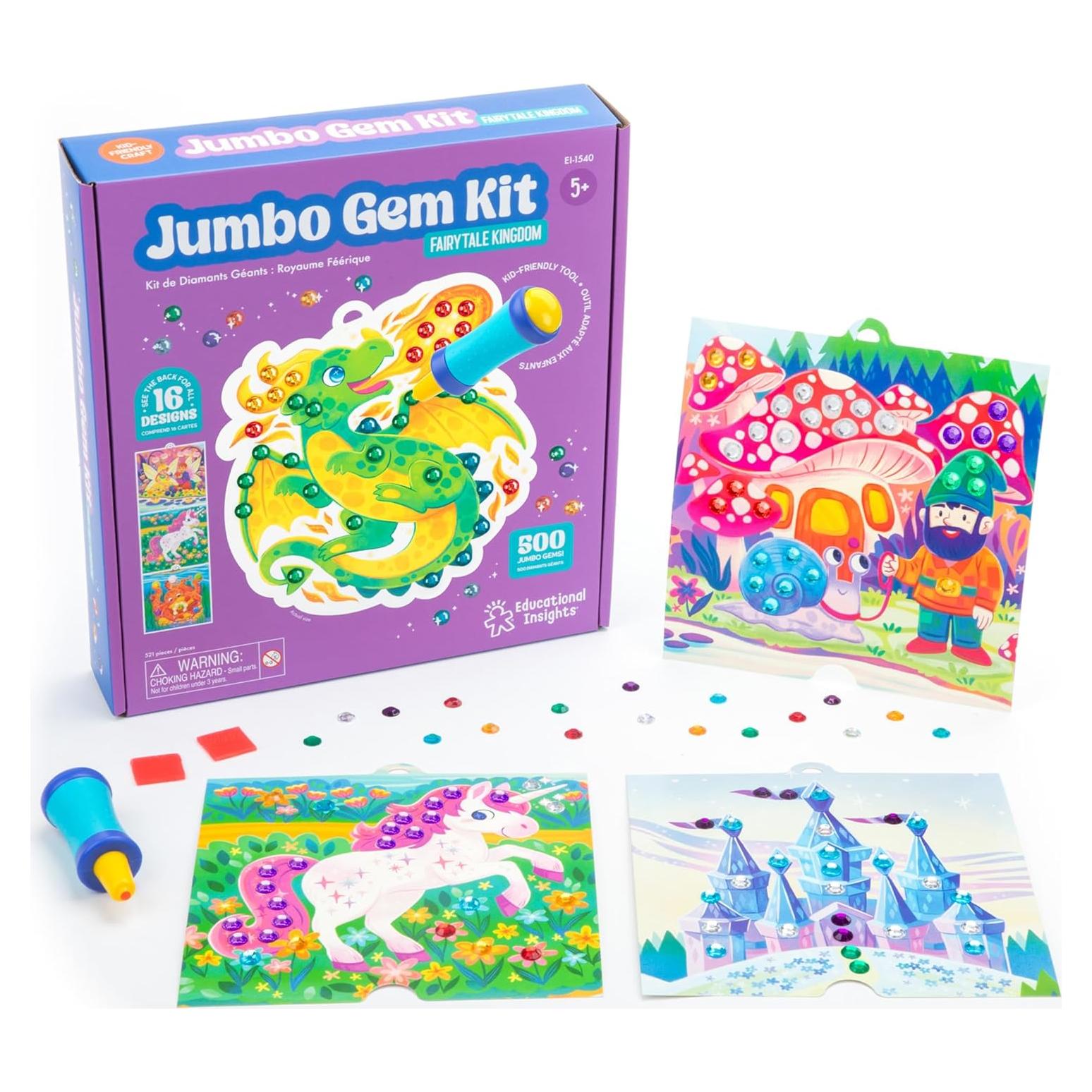Kit de Gemas Jumbo Educational Insights - Manualidades para Niños