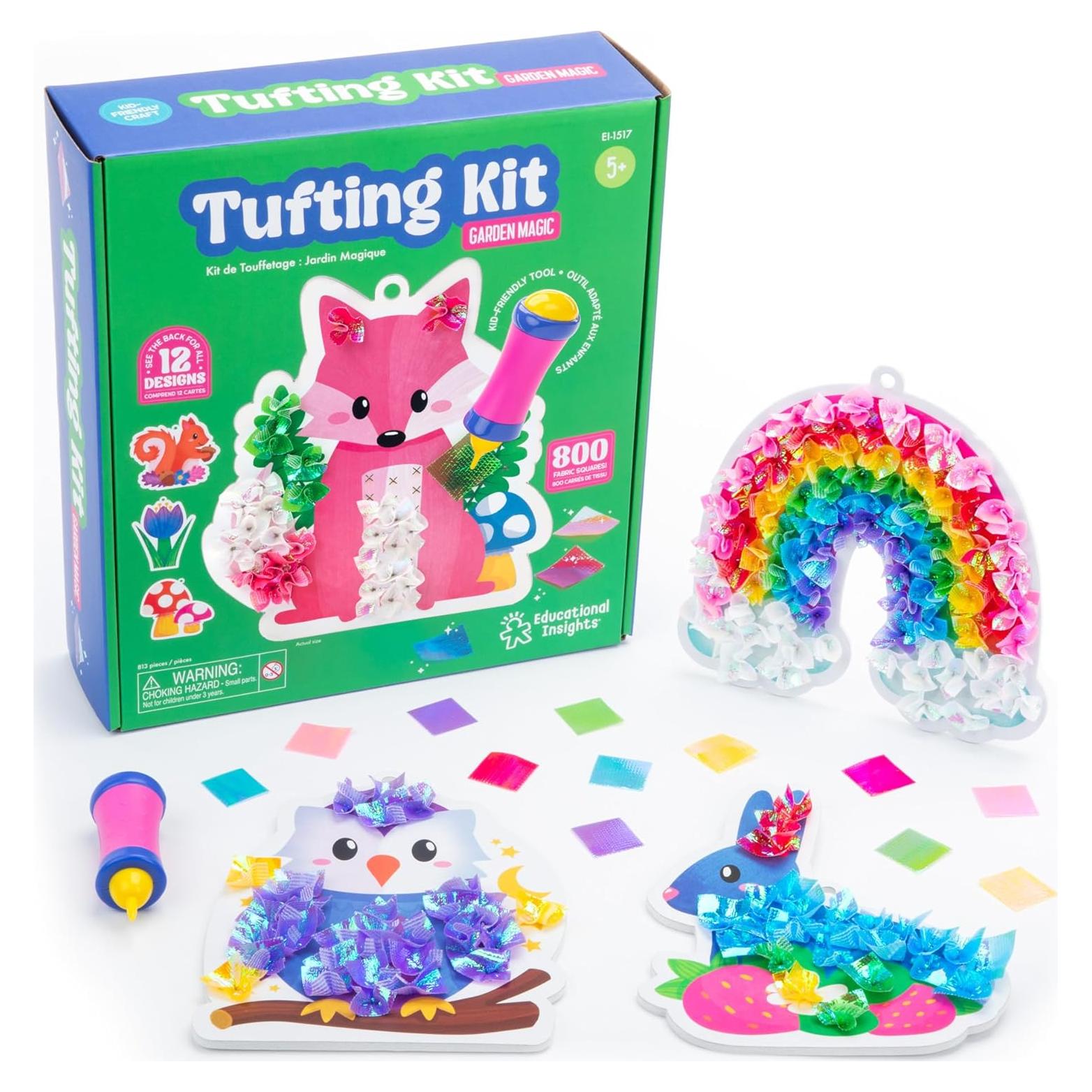 Kit de Tufting Educational Insights - Manualidades Sin Desorden