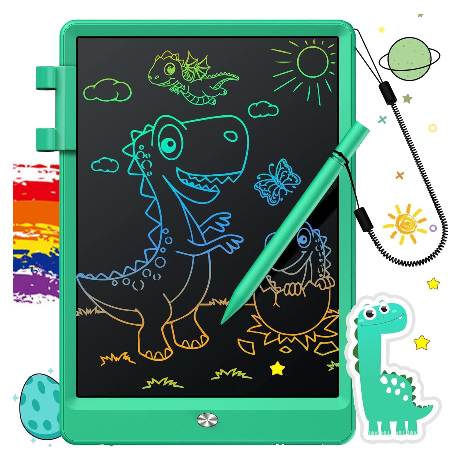 Tableta de Dibujo LCD FLUESTON 10" Verde para Niños