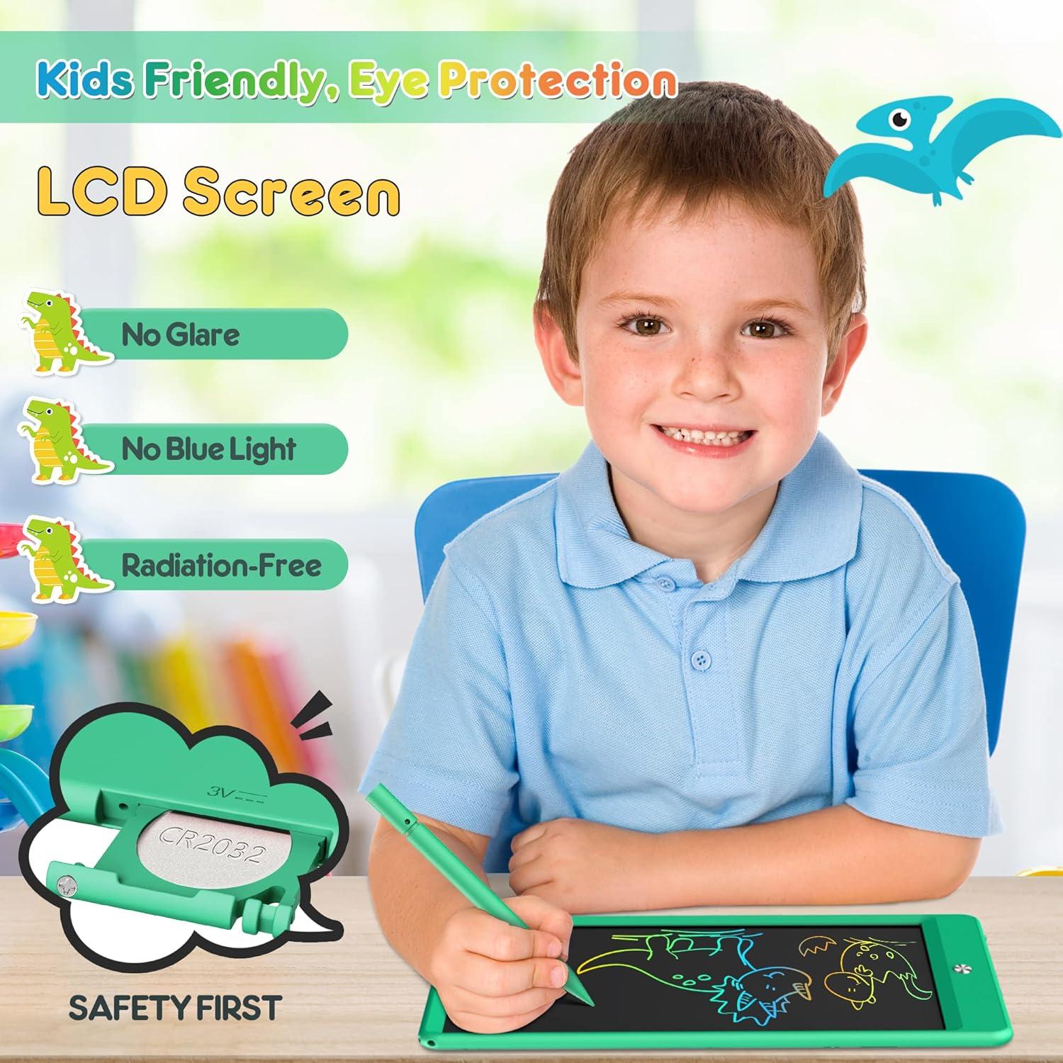 Tableta de Dibujo LCD FLUESTON 10" Verde para Niños