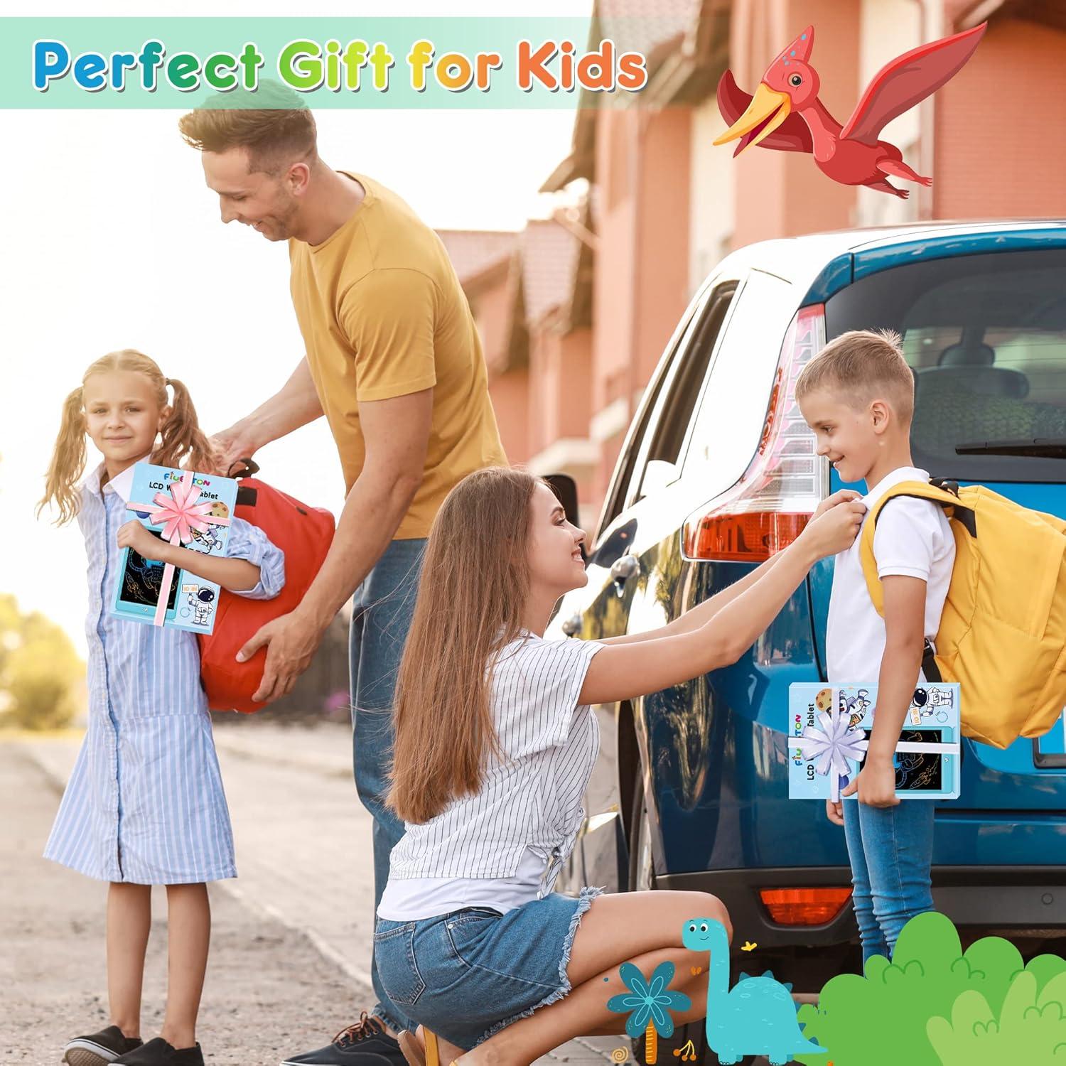 Tableta de Dibujo LCD FLUESTON 10" Verde para Niños