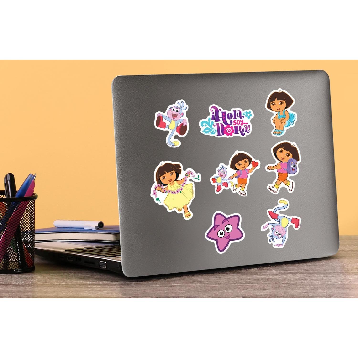 Calcomanías Deluxe Dora La Exploradora 50ct Vinilo Troquelado