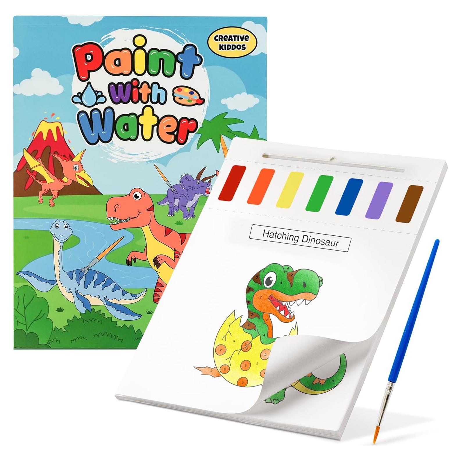 Libro para Colorear con Agua Dinosaurio Creative Kiddos