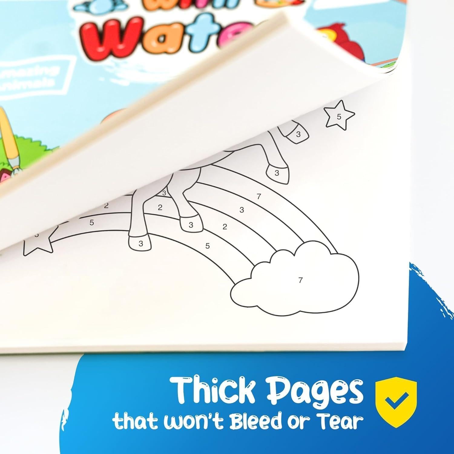 Libros de Acuarela Creative Kiddos 3 Temas para Niños