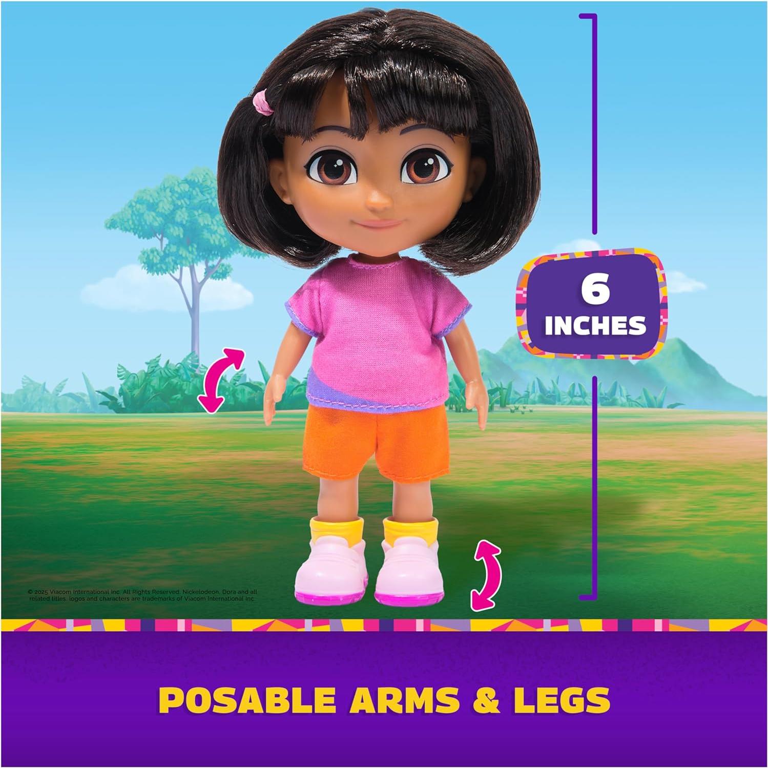 Set de Muñeca Dora y Botas 15.24 cm con Accesorios