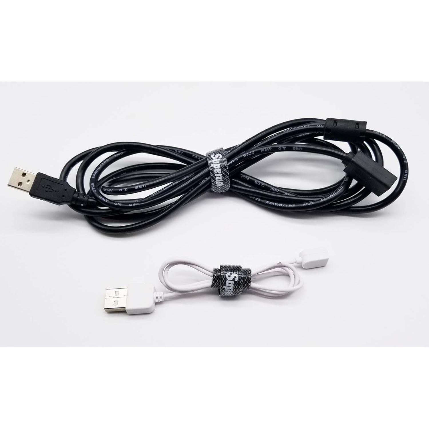 Sujetadores de Cables Superun 50 Pcs Negras 25,4 cm