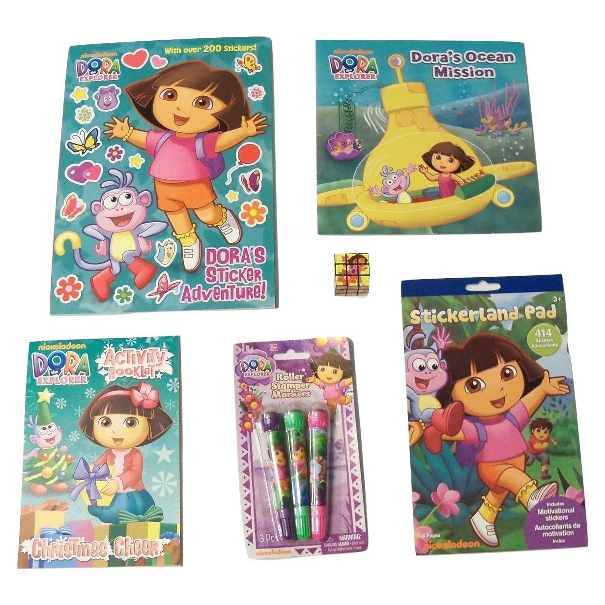 Conjunto de Regalo de Actividades Dora la Exploradora - 6 Artículos