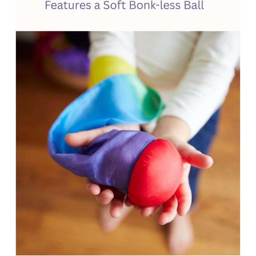 Cola de Cielo Seda Arcoíris Sedas de Sarah 89 cm Juguete Seguro