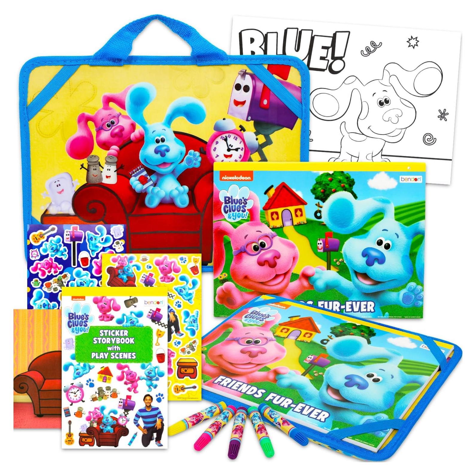 Juego de Actividades Portátil Blue's Clues con Estuche 33x25cm