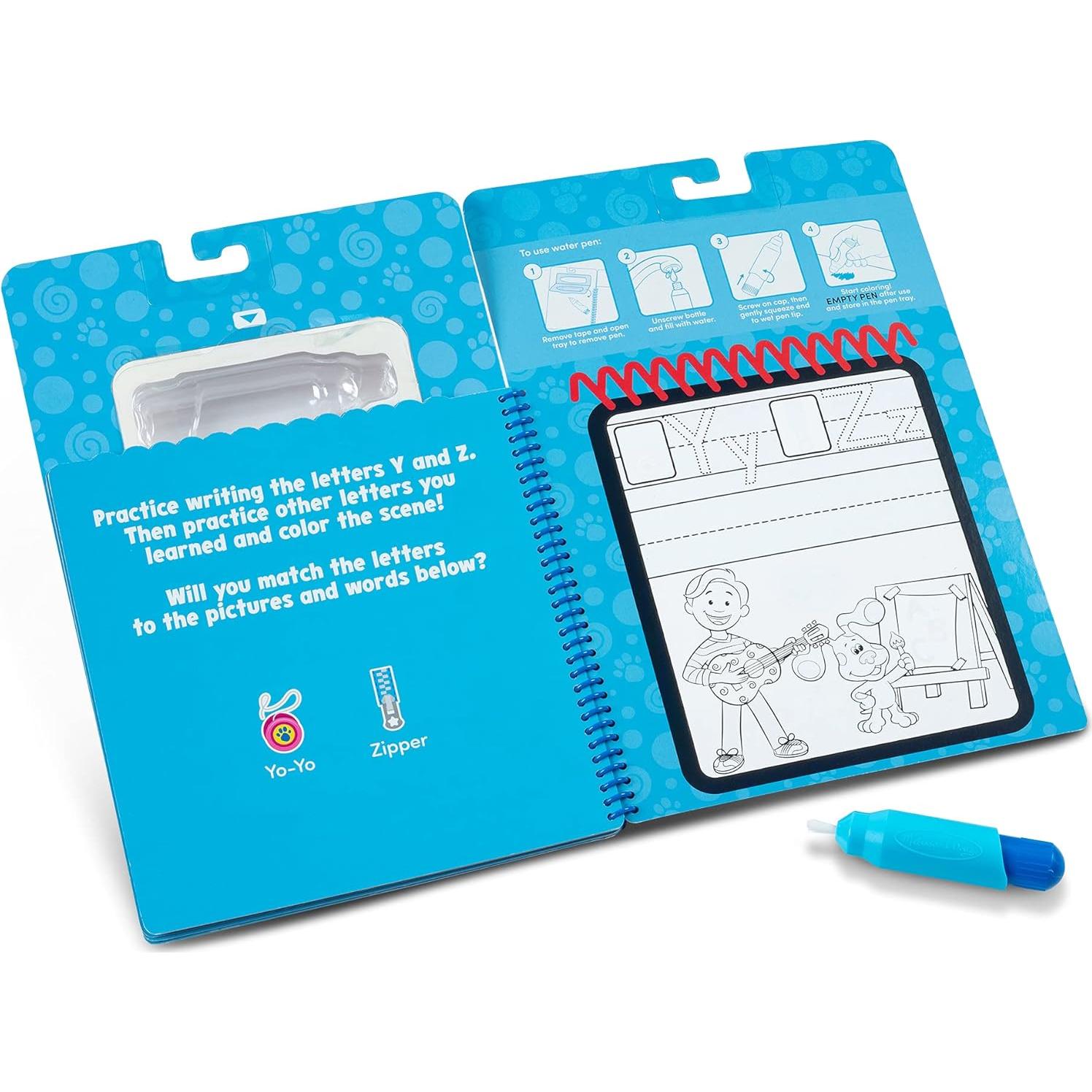 Cuaderno de Actividades Melissa & Doug Water Wow! Alfabeto