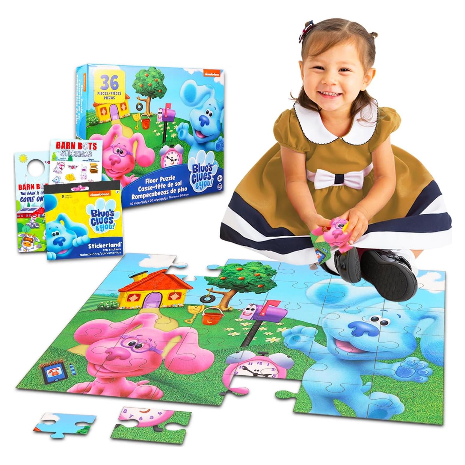 Rompecabezas de Suelo Blue's Clues 36 Piezas 76.2x50.8cm