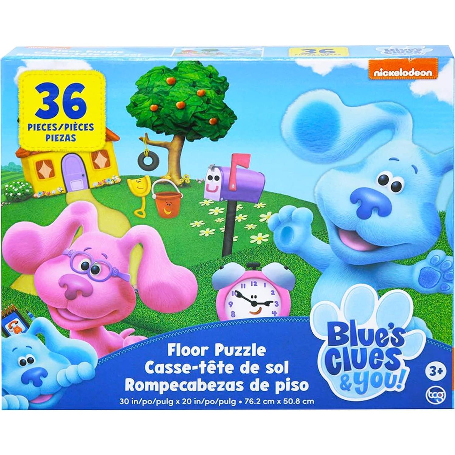 Rompecabezas de Suelo Blue's Clues 36 Piezas 76.2x50.8cm