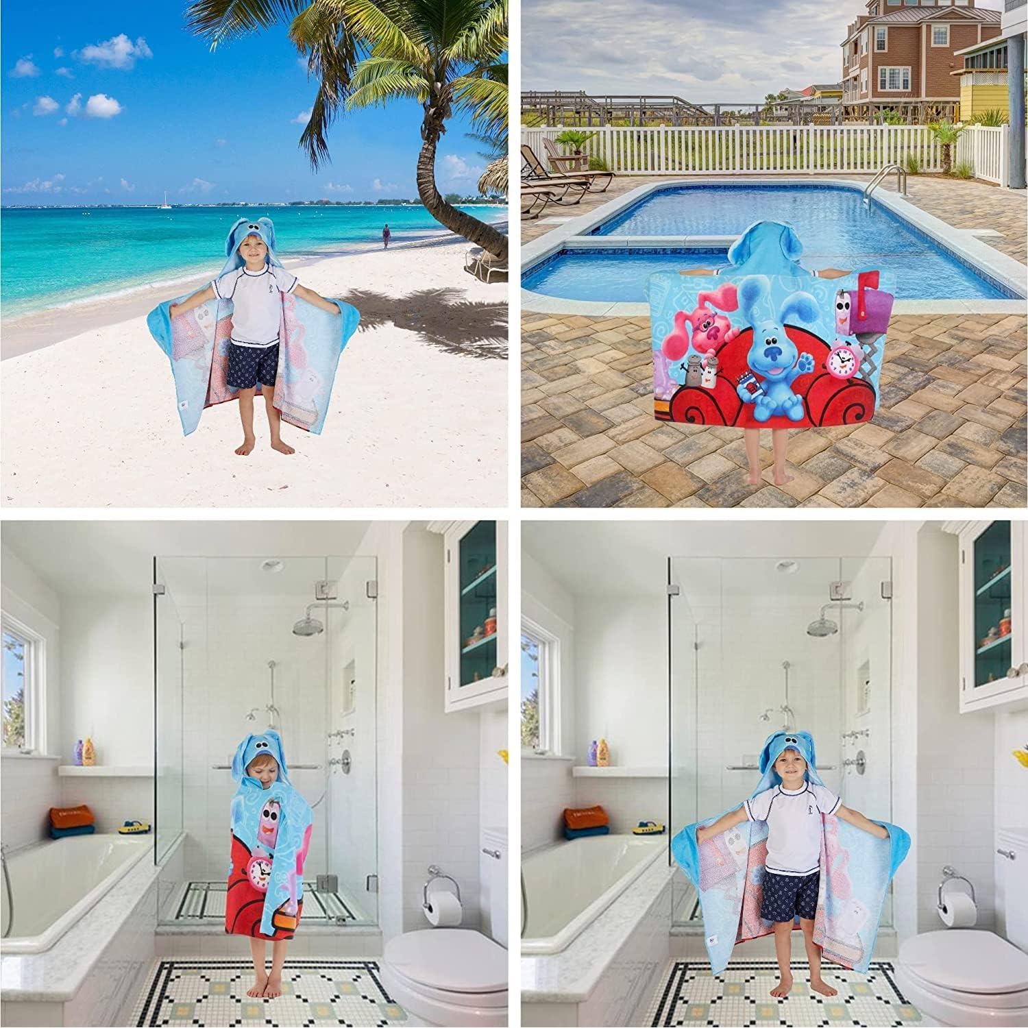 Toalla con Capucha Franco Blue's Clues 61x127 cm Algodón