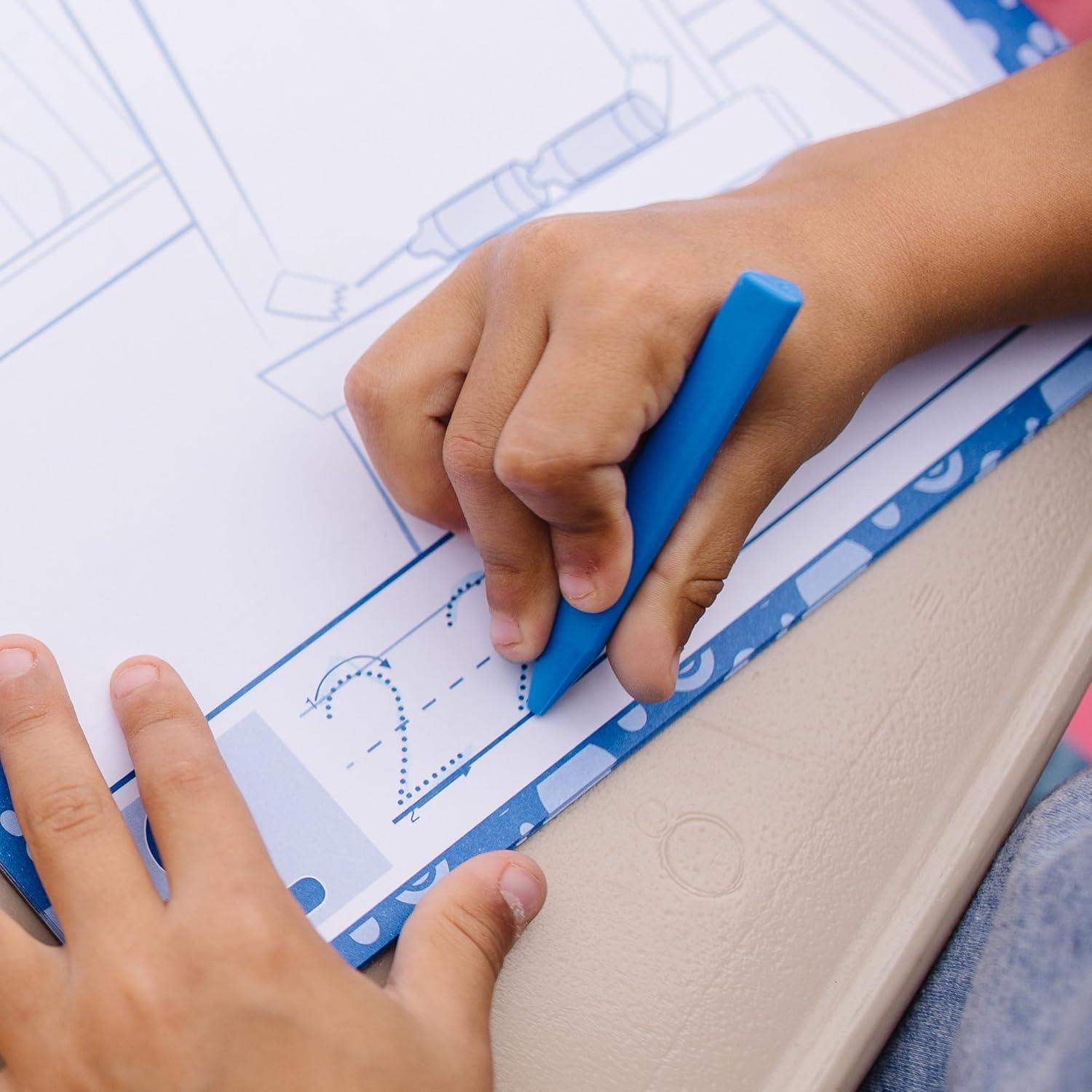 Set de Sellos de Madera Melissa & Doug Pistas de Blue y Tú - 15 Piezas