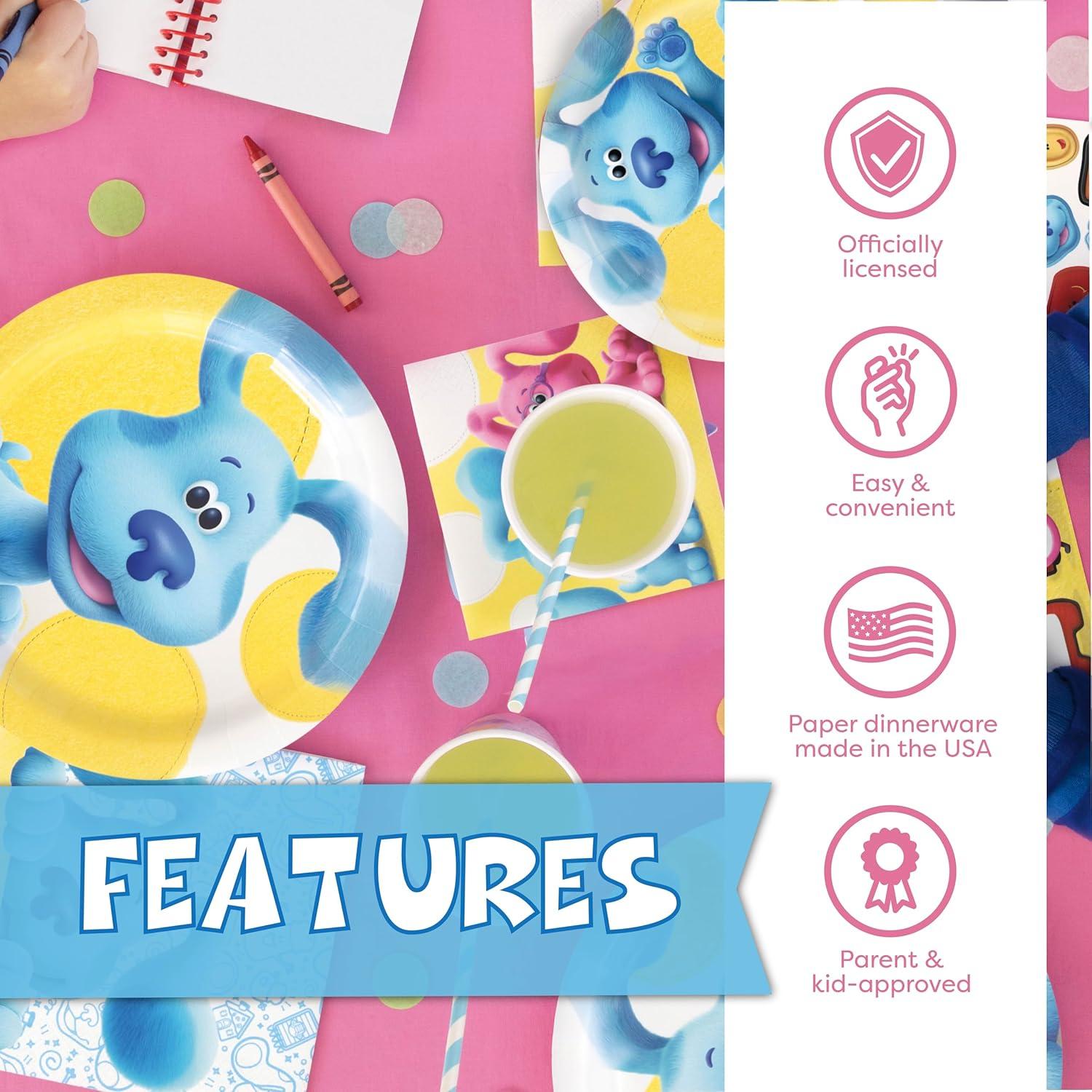 Kit de Decoración de Cumpleaños Blues Clues para 16 Invitados