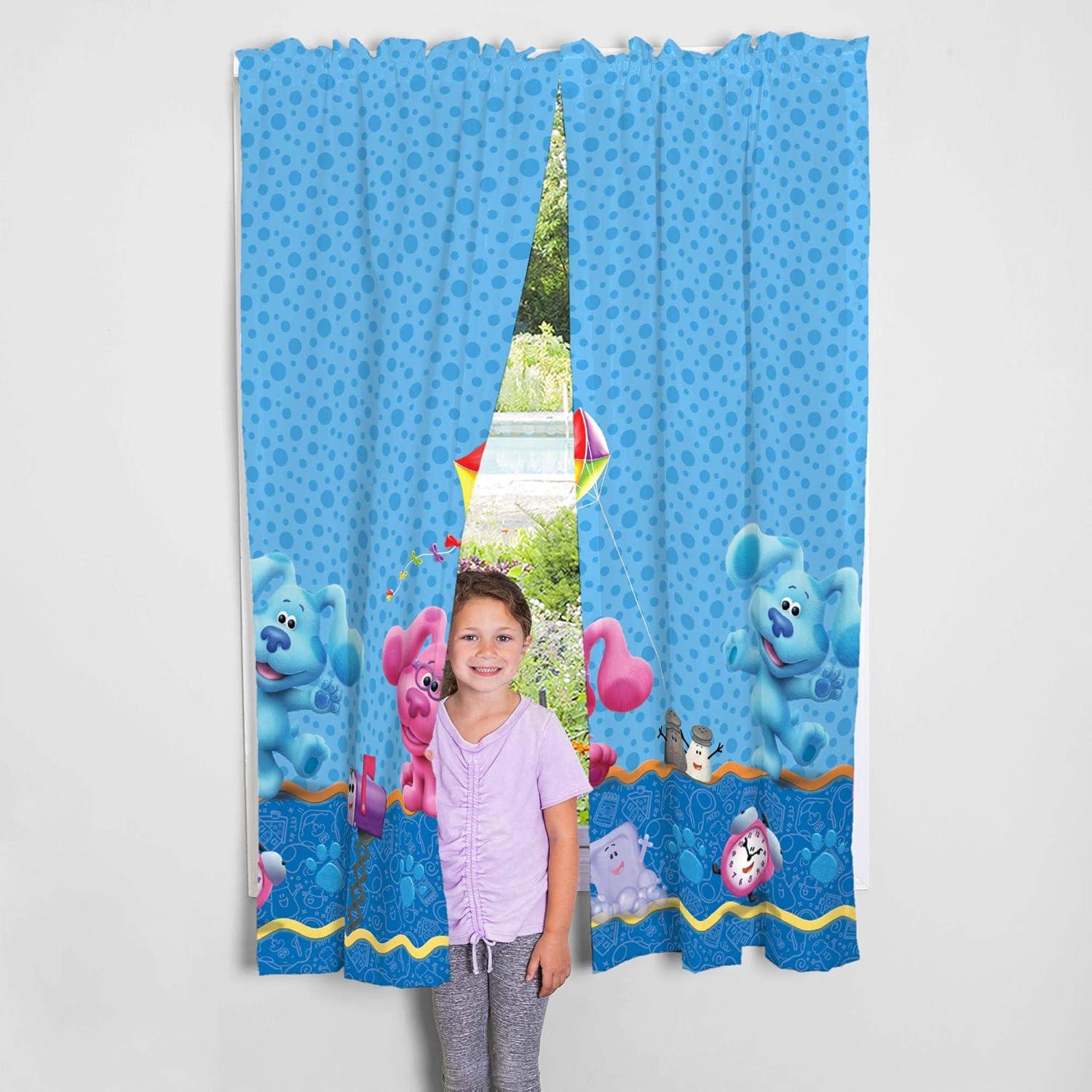 Cortinas de ventana Franco Kids 2 paneles 41x63 cm Blues Clues
