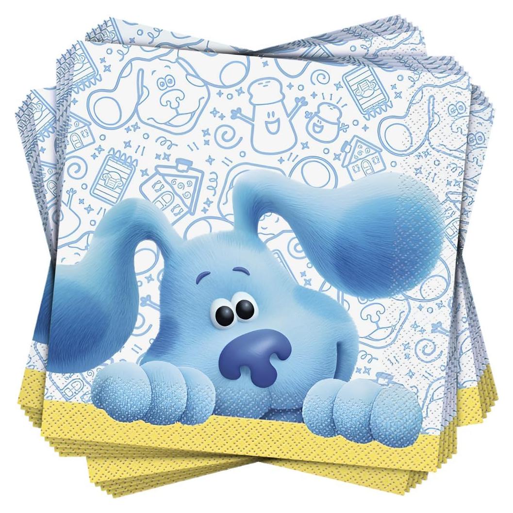 Servilletas de Almuerzo Temáticas Blue's Clues - Paquete 16 Unidades