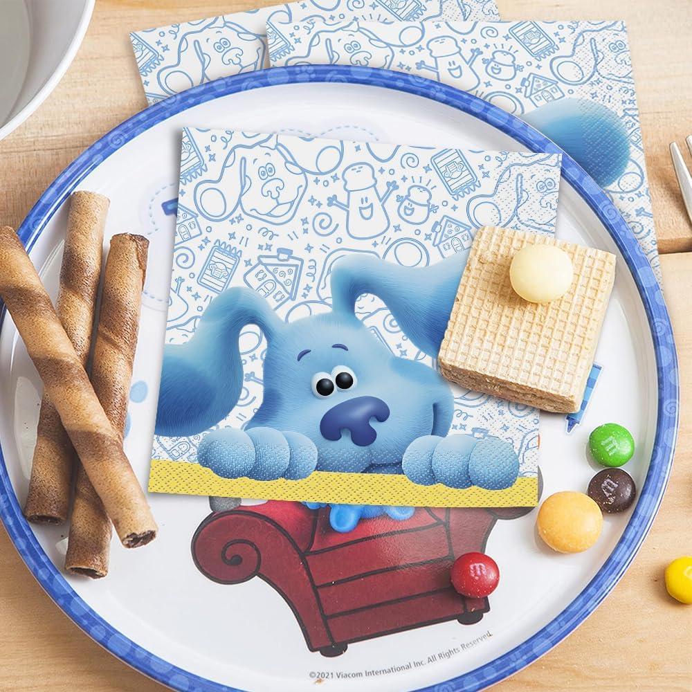 Servilletas de Almuerzo Temáticas Blue's Clues - Paquete 16 Unidades