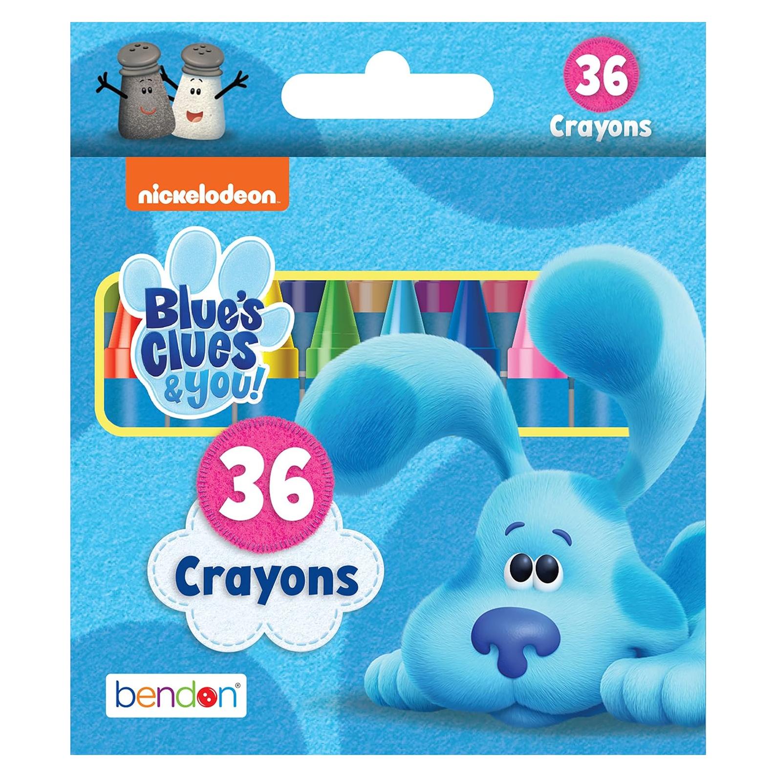 Crayones Blue's Clues y Tú Bendon - 36 piezas para colorear