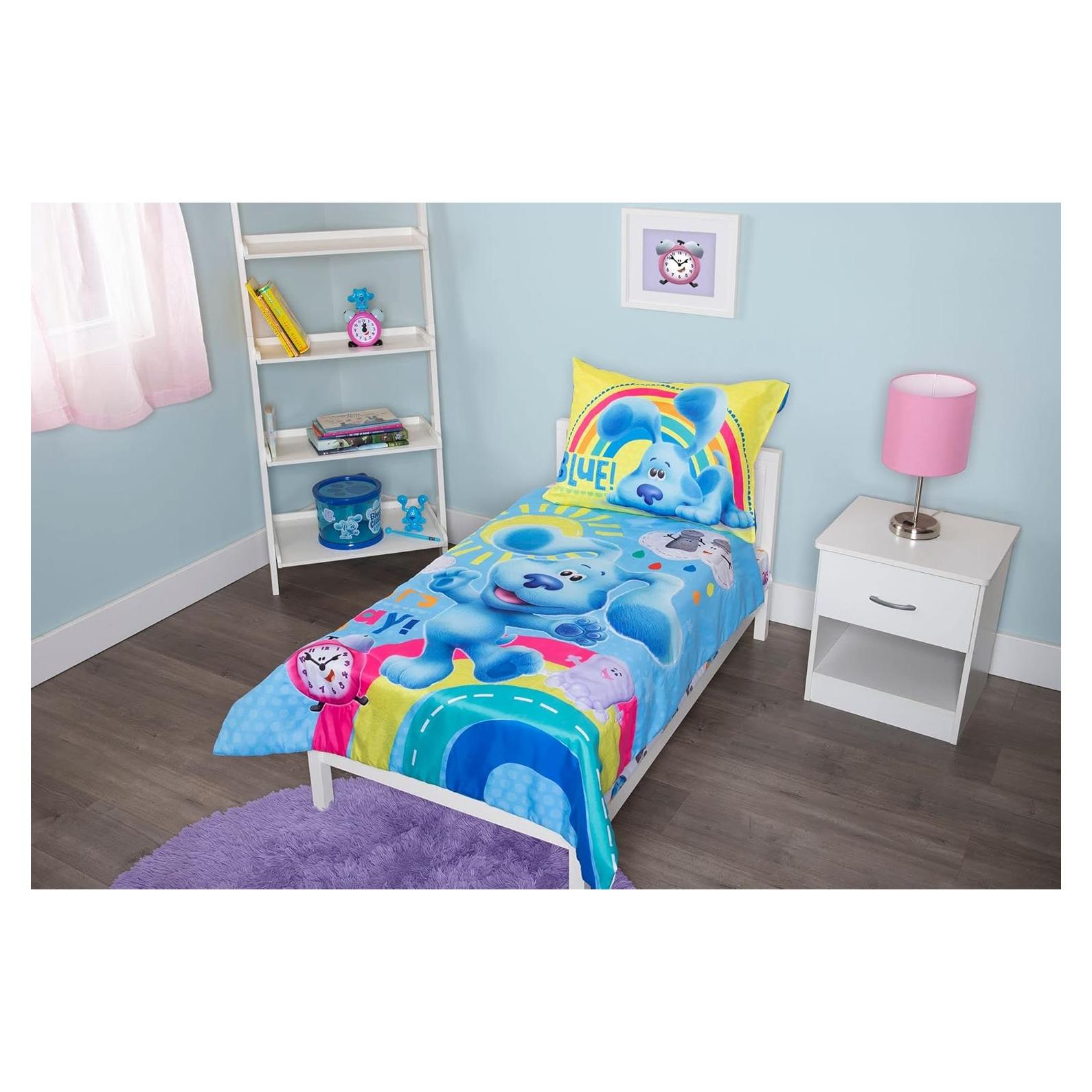Juego de Ropa de Cama para Niños Blue's Clues 4 Piezas