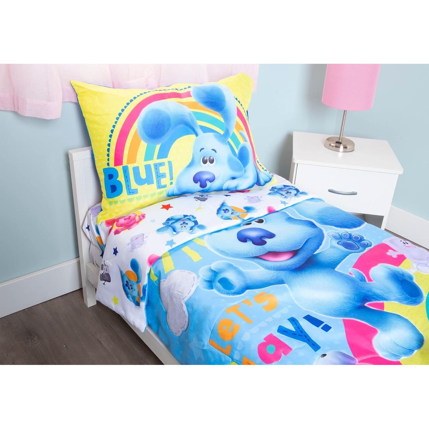 Juego de Ropa de Cama para Niños Blue's Clues 4 Piezas