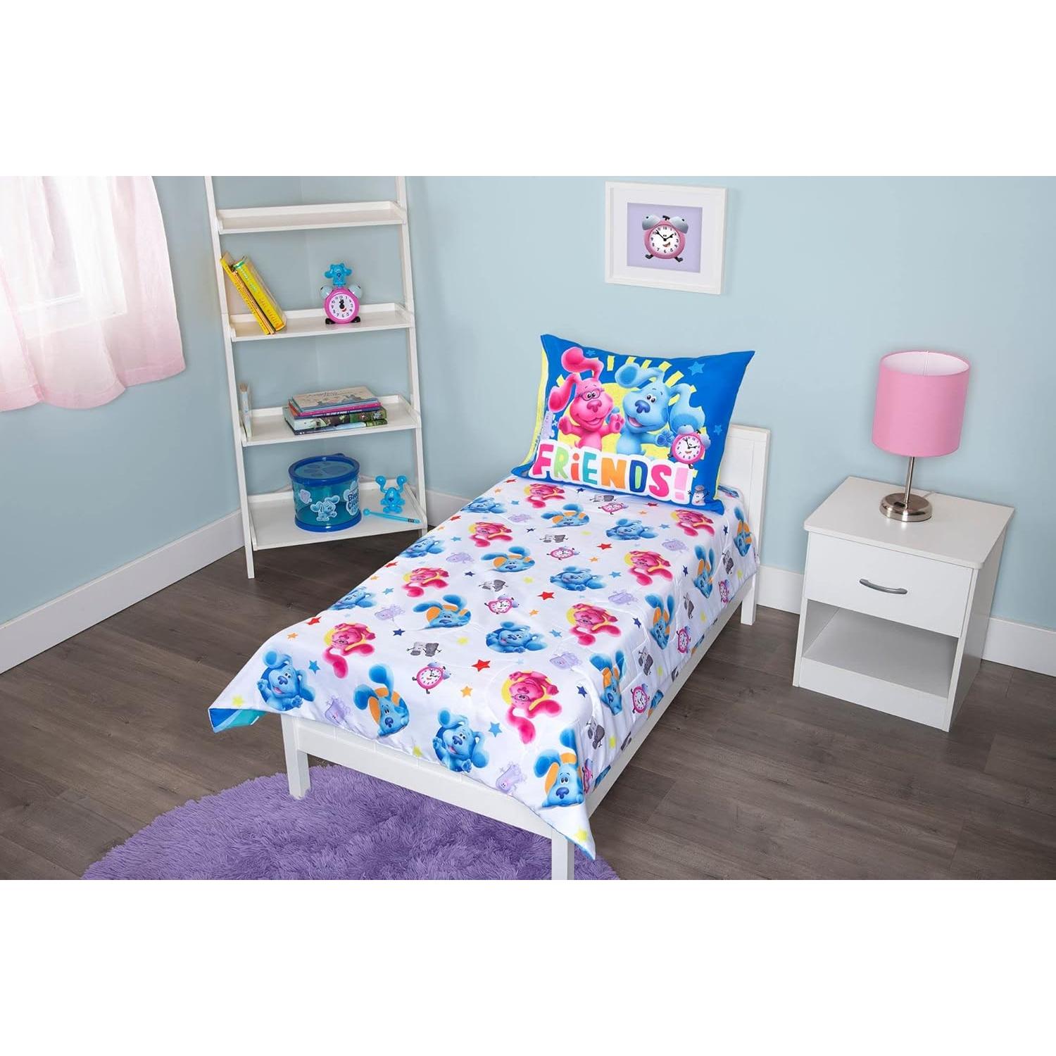 Juego de Ropa de Cama para Niños Blue's Clues 4 Piezas