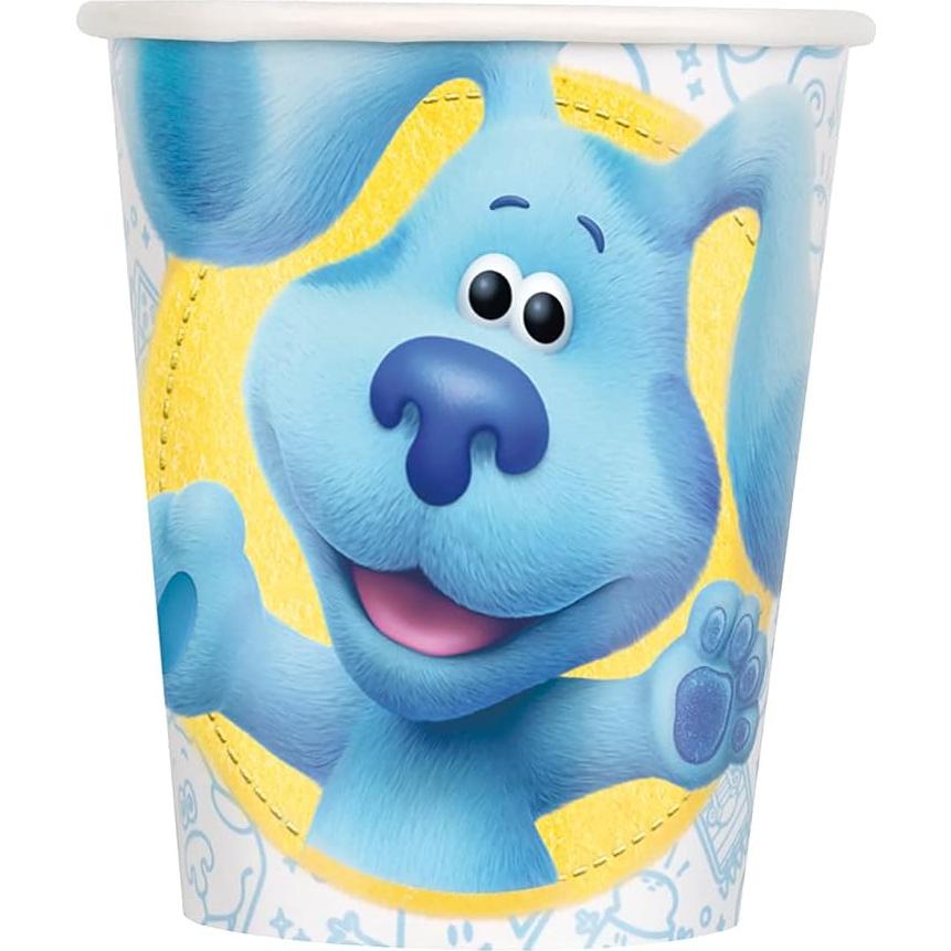 Tazas de Papel Blue's Clues Premium 9 oz Pack 8 - Fiestas Niños
