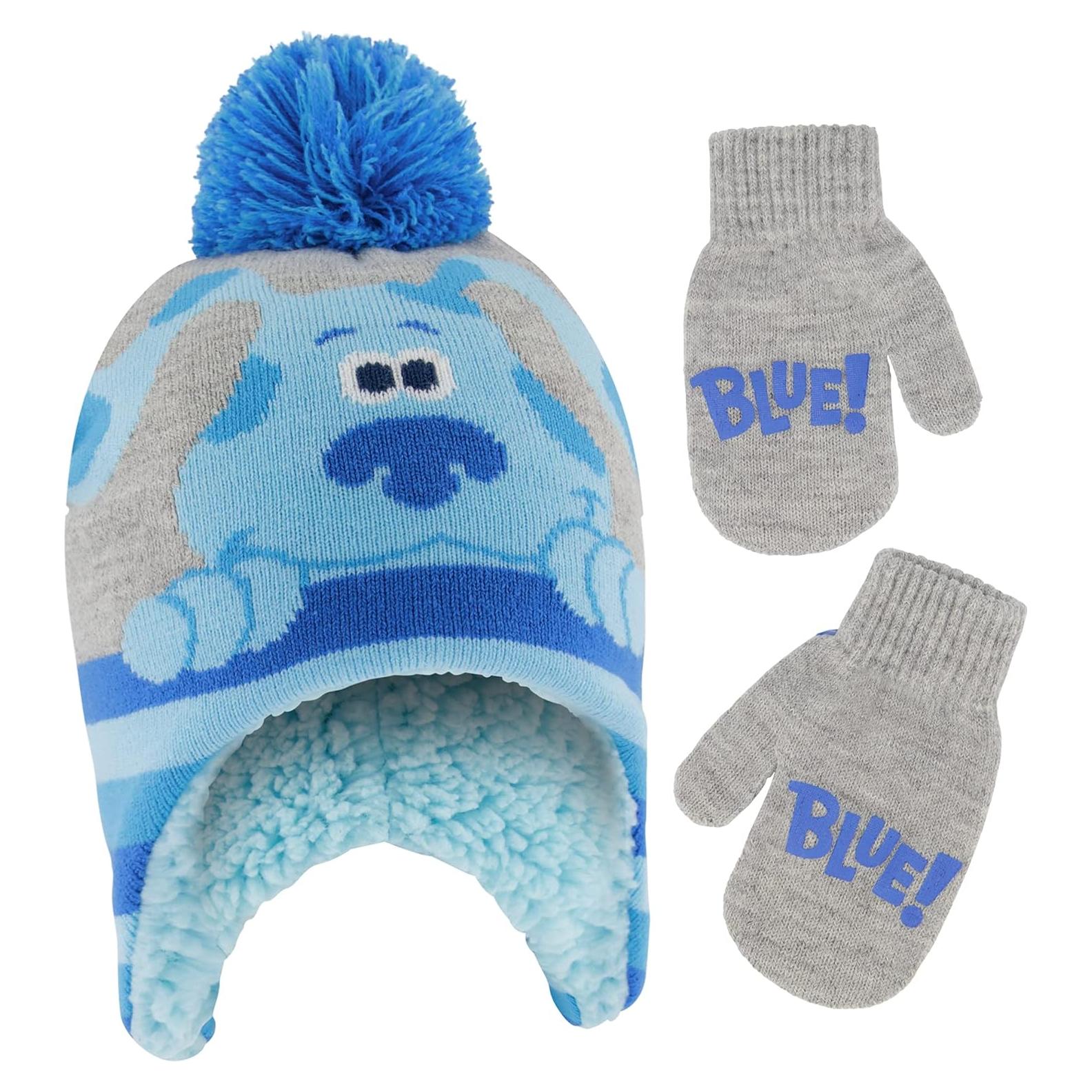 Conjunto Gorro y Mitones Invierno Nickelodeon Blue's Clues 2-4T