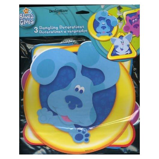 Decoraciones Colgantes Blue's Clues - 3 Piezas 20.3 cm