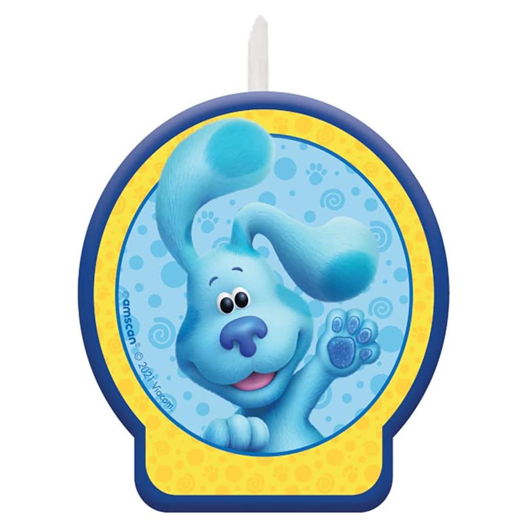 Vela de Cumpleaños Amscan Blues Clues 6.6x6.1 cm Azul