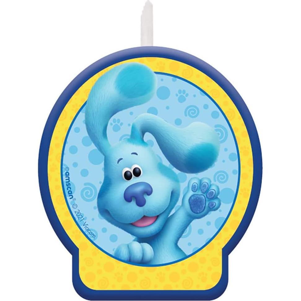 Vela de Cumpleaños Amscan Blues Clues 6.6x6.1 cm Azul