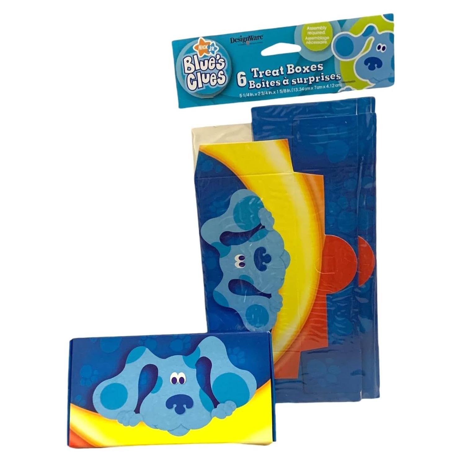 Cajas de Golosinas Blue's Clues - Paquete de 6 - 22.1x14x1.3 cm
