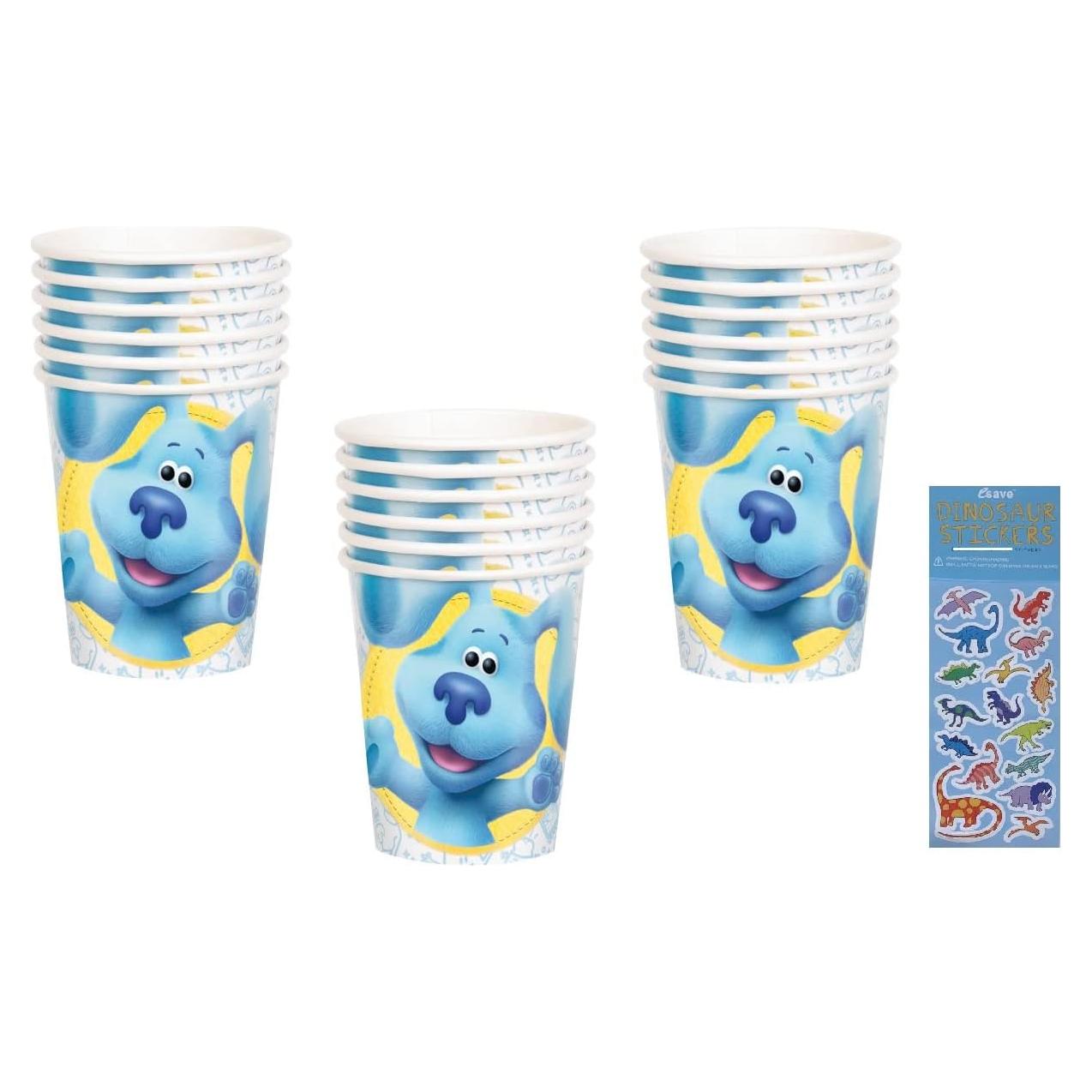 Paquete Fiesta Blue's Clues Único 24 Vasos Papel 266ml