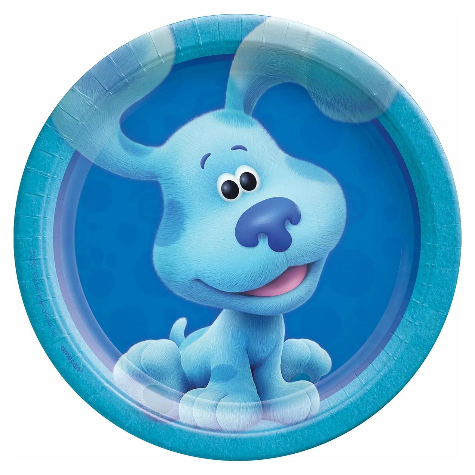 Platos de Fiesta Amscan Blues Clues 17.78 cm - 8 Unidades