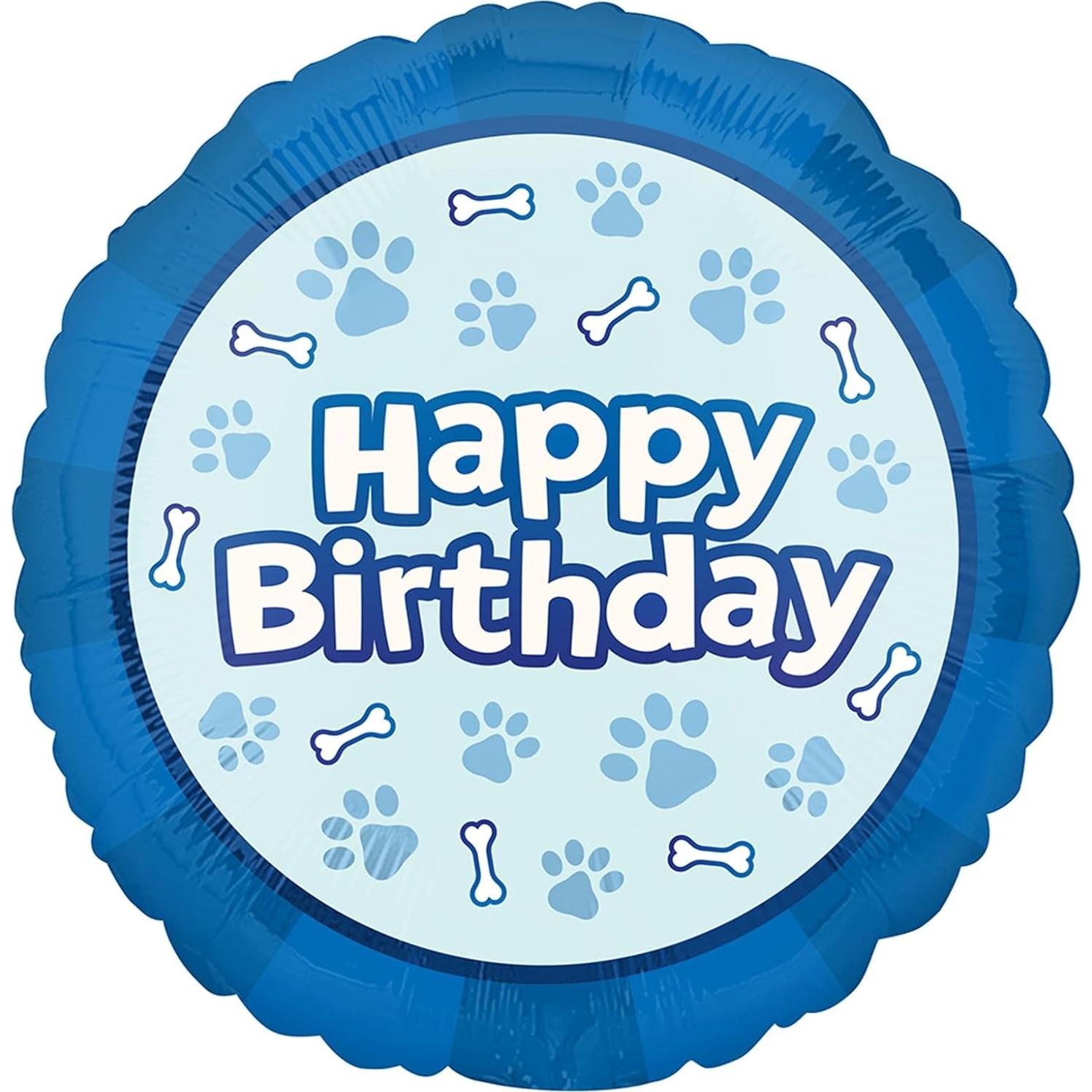 Ramo de Globos de Cumpleaños 1 Año Anagram Azul