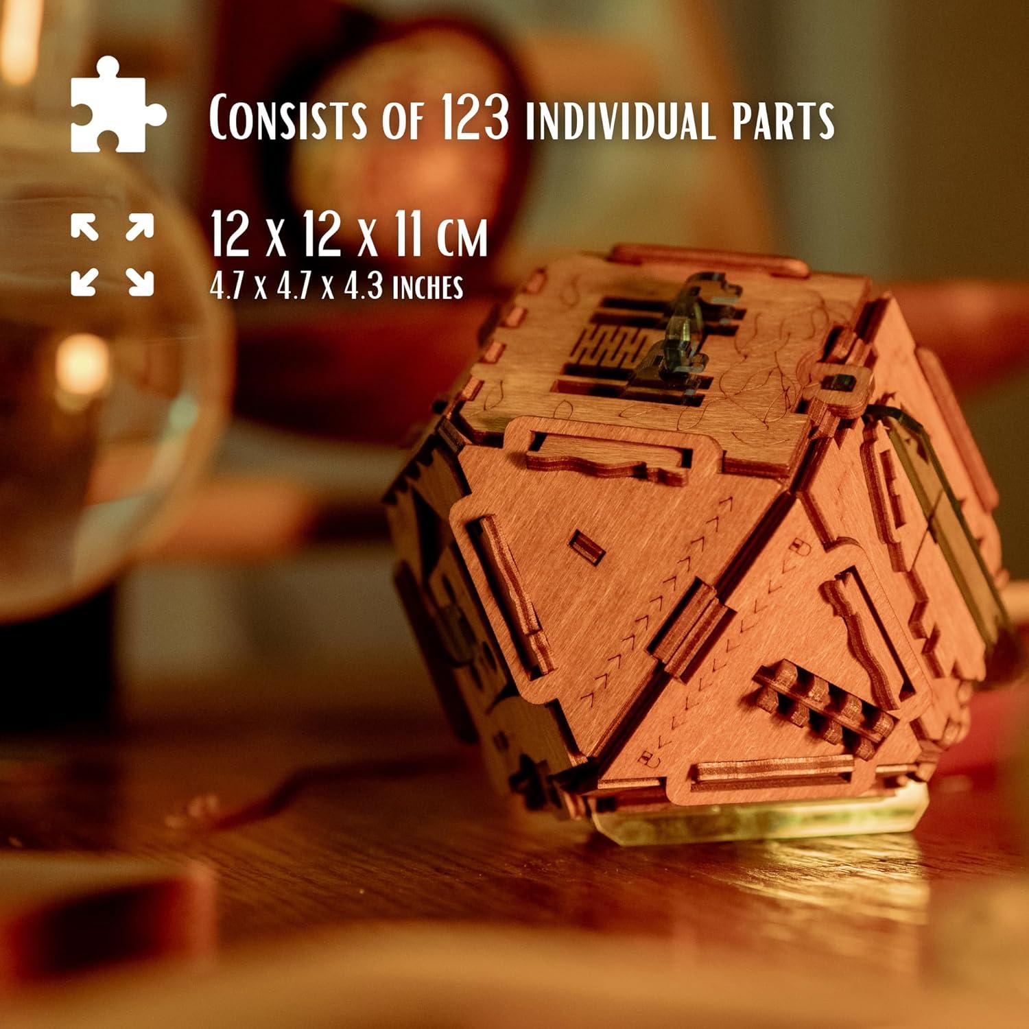 Caja de Rompecabezas 3D PuzzlePotato Piedra Filosofal Cristal Azul