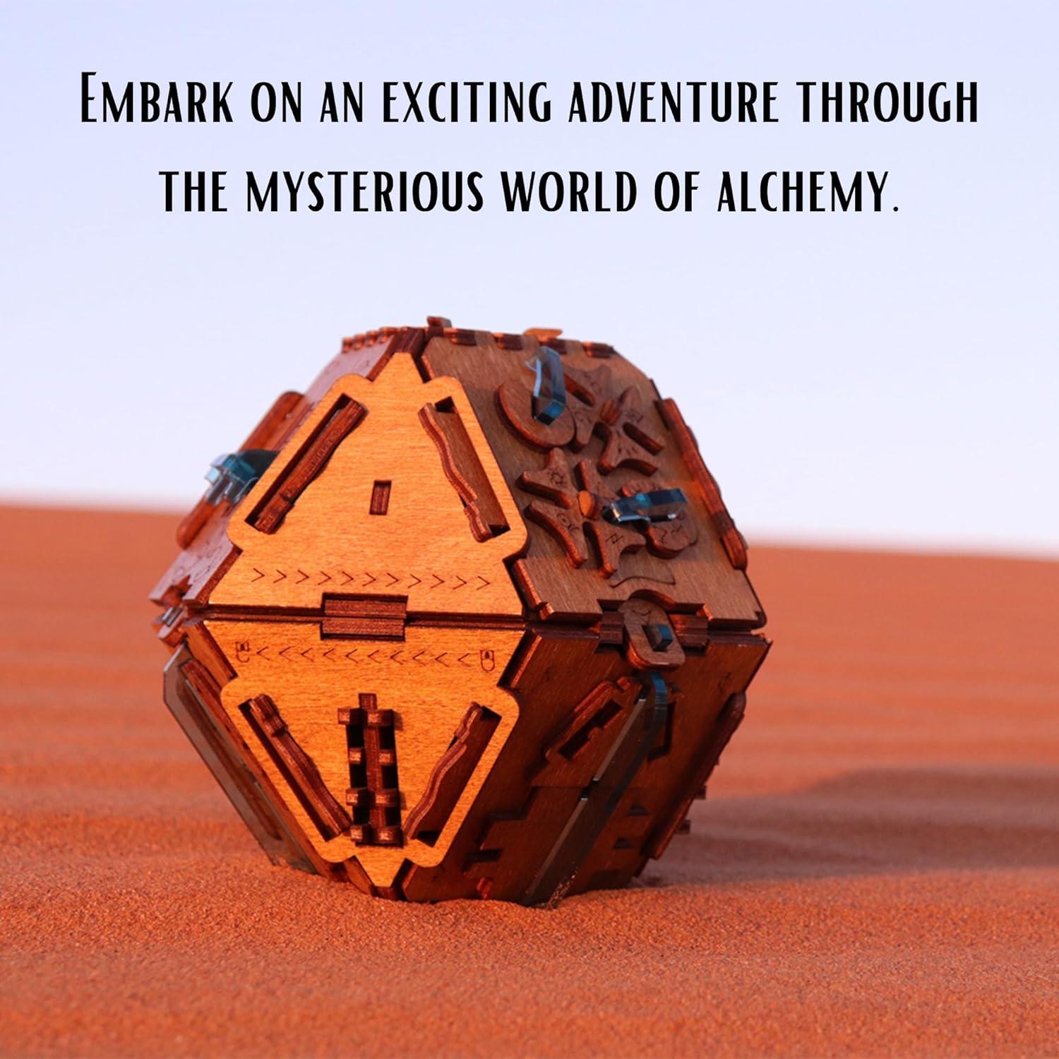 Caja de Rompecabezas 3D PuzzlePotato Piedra Filosofal Cristal Azul