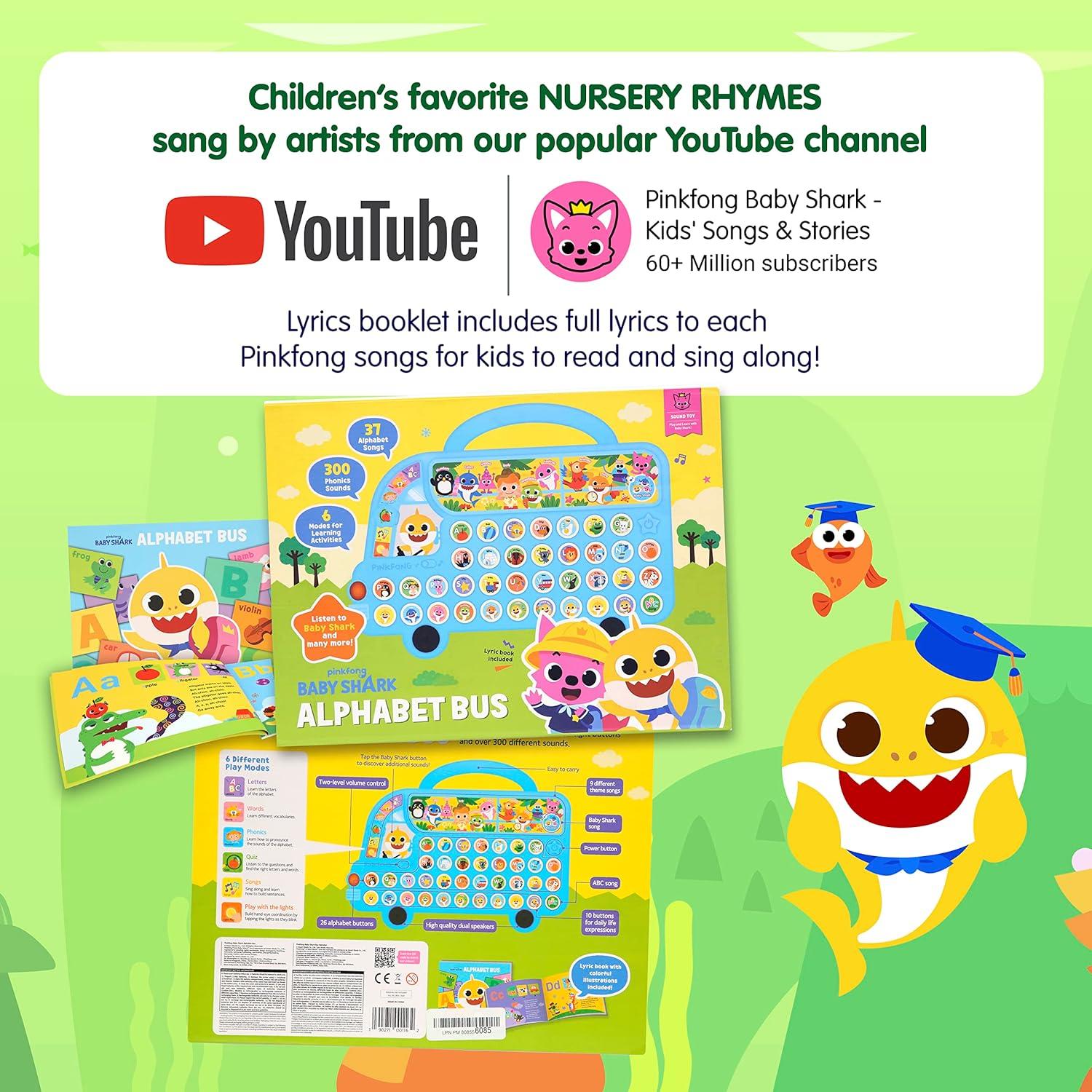 Pizarra de Sonido Baby Shark Pinkfong - Autobús Educativo