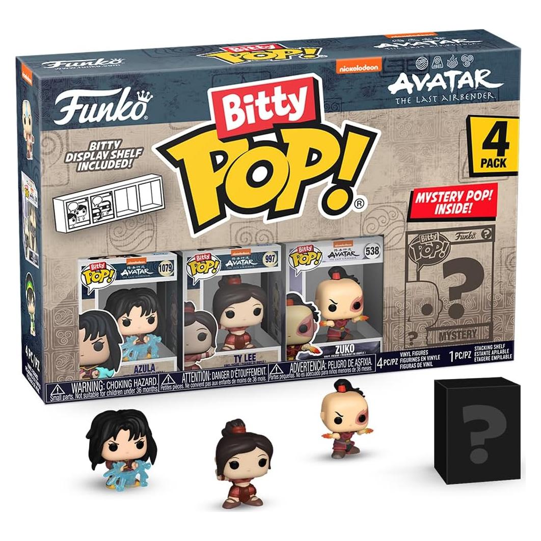 Funko Bitty POP! Avatar: La Última Airbender - 4 Figuras Mini 2.3 cm